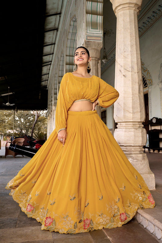 Flaunt Your Flair with Georgette Co-ord Set